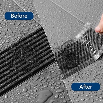 Neodrain sitko na vlasy do sprchy 9 cm x 10 m lapač vlasov do sprchy sieťovina na sitko do odpadu s