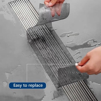 Neodrain sitko na vlasy do sprchy 9 cm x 10 m lapač vlasov do sprchy sieťovina na sitko do odpadu s