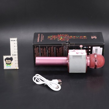 GeschenPark detský mikrofón, bezdrôtový Bluetooth mikrofón Hračky pre dievčatá 3-10 rokov Darčeky pre deti