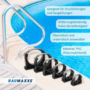 Objímky na PVC potrubí Baumaxxe bm_051