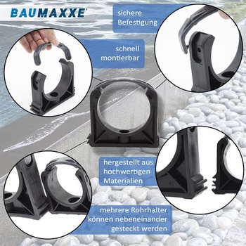 Objímky na PVC potrubí Baumaxxe bm_051