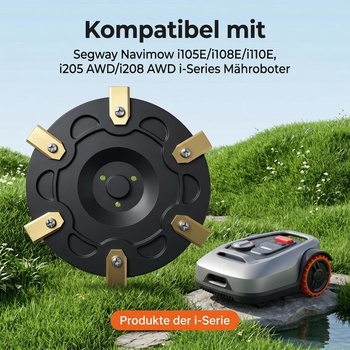 Rezací kotúč + 12 nožov Kompatibilný s Mammotion LUBA1 AWD a LUBA2 AWD, Prémiový rezací kotúč
