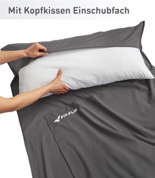 Bavlněný spací pytel Fit-Flip B10506GT