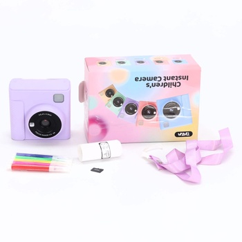 Dětský instantní fotoaparát TIATUA, 2,4palcový instantní fotoaparát pro děti s 32GB kartou a tiskem