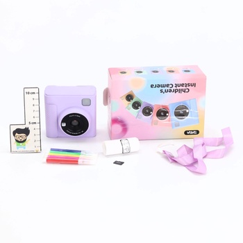 Dětský instantní fotoaparát TIATUA, 2,4palcový instantní fotoaparát pro děti s 32GB kartou a tiskem