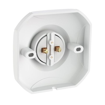 Ledscom.de Stropní svítidlo/objímka ELEKTRA, bílá, 1x E27 max. 60W bílá 1 kus (1 balení)
