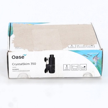 OASE 86942 CrystalSkim 350, odpeňovač do akvária, vhodný pre sladkovodnú aj slanú vodu, 4,5 W, čierny