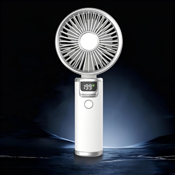 Bílý ruční ventilátor YZYOE