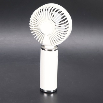 Biely ručný ventilátor YZYOE