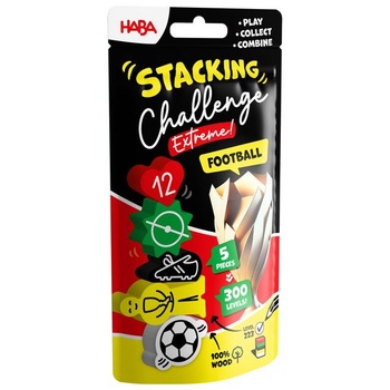 HABA Stacking Challenge Football Extreme - Ultimátna súbojová futbalová lopta, 1 balenie