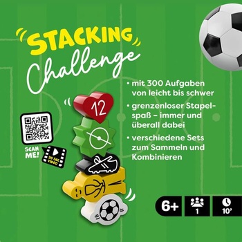 HABA Stacking Challenge Football Extreme - Ultimátna súbojová futbalová lopta, 1 balenie