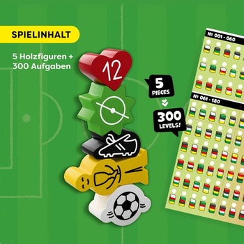 HABA Stacking Challenge Football Extreme - Ultimátna súbojová futbalová lopta, 1 balenie