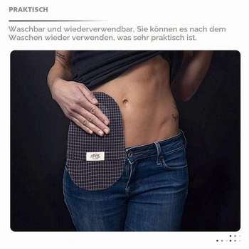 Kryty na stomické sáčky Healeved, pratelné, balení po 2 kusech, pohodlné, bavlněné ochranné pouzdro