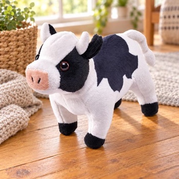 Plyšová hračka WILD REPUBLIC Pocketkins – kráva – 12 cm