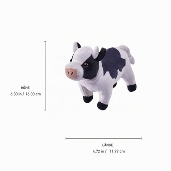 Plyšová hračka WILD REPUBLIC Pocketkins – kráva – 12 cm