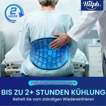 Hilph Extra veľká chladiaca podložka na chrbát, 2hodinová dlhotrvajúca chladivá terapia