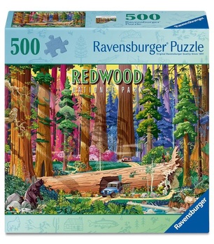 Ravensburger - Puzzle s 500 dielikmi - Národný park Redwood - Dospelí a deti od 12 rokov - Vysoko