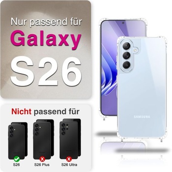 Puzdro na telefón NALIA s retiazkou pre Samsung Galaxy S26 - pieskovcová béžová