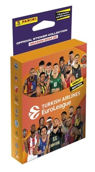 Oficiální kolekce samolepek Panini Euroligy Turkish…