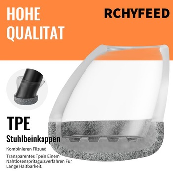Priehľadné krytky nôh RCHYFEED