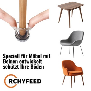 Priehľadné krytky nôh RCHYFEED