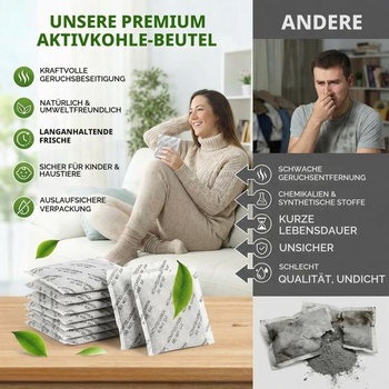 12 sáčkov s aktívnym uhlím do mačacích toaliet, dezodoranty do domácnosti, prírodné dezodoračné vrecká,