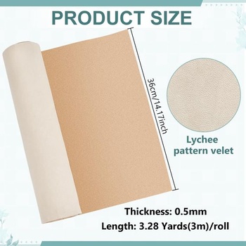 BENECREAT Vložka do zásuvky z pšeničného zamatu 3000x360mm samolepiaca plstená látka DIY látka na