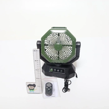 Ventilátor AJVV zelený kempingový