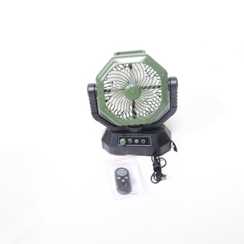 Ventilátor AJVV zelený kempingový