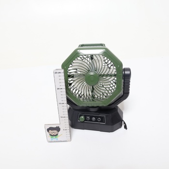 Ventilátor AJVV zelený kempingový