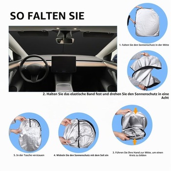 Slnečná clona na čelné sklo ZATOOTO Y3