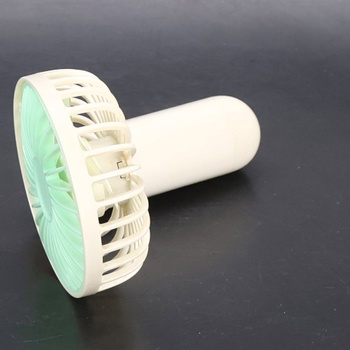 Biely ručný ventilátor YZYOE
