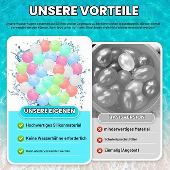 Znovupoužiteľné vodné bomby Pilikoll