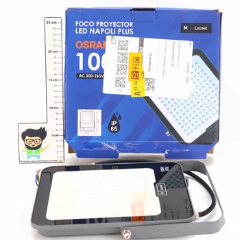M Ledme - LED svetlomet Napoli Plus 100 W, 12000 lúmenov, stmievateľné IP65, teplé svetlo (3000 K),