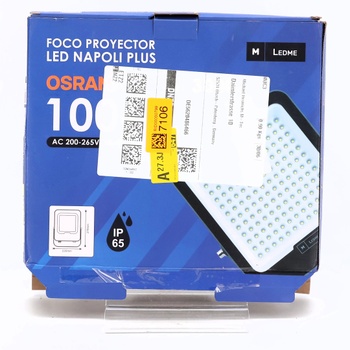 M Ledme - LED svetlomet Napoli Plus 100 W, 12000 lúmenov, stmievateľné IP65, teplé svetlo (3000 K),