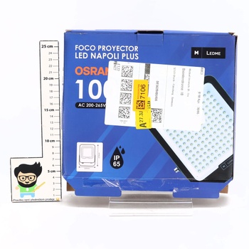 M Ledme - LED svetlomet Napoli Plus 100 W, 12000 lúmenov, stmievateľné IP65, teplé svetlo (3000 K),