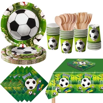 Sada riadu na futbalovú párty, taniere na futbalovú párty…