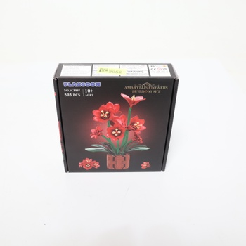 PLAXSOON Květinová bonsai stavebnice, botanická kolekce stavebních bloků ke Dni matek, rostlinná