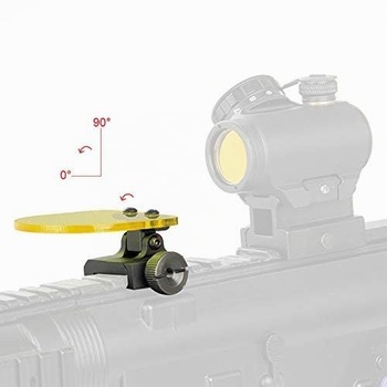 Taktické šošovky BigTron, airsoftové lovecky-strelecké clony, nepriestrelné ochranné šošovky, skladacie