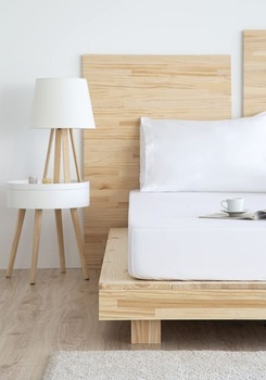 Prestieradlo Todocama z kartáčovaného mikrovlákna, extra mäkké, pre postele 105 x 190/200 cm, biele