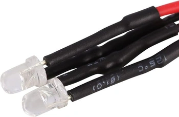INJORA LED sada světel 4 ks světlometů a zadních světel příslušenství pro 1/18 TRX4M Upgrade RC