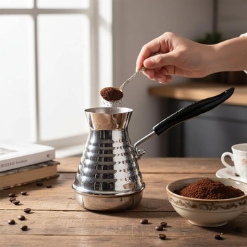 GMMH Moka kanvica na tureckú kávovar (350 ml), Espresso kávovar Džezva, Moka kanvica na kávu Briki