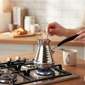 GMMH Moka kanvica na tureckú kávovar (350 ml), Espresso kávovar Džezva, Moka kanvica na kávu Briki