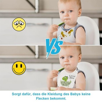 Faburo dětské bryndáčky na malování, na oslavu narození miminka, na oslavu miminka, bílé bryndáčky