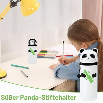 Kawaii Federmäppchen, medveď hnedý Silikón Federmäppchen 2 v 1