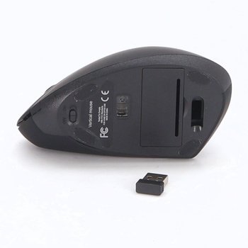 BeWishes Ergonomická myš pre ľavú ruku, 2,4G bezdrôtová vertikálna myš pre ľavákov, ergonomická