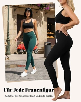 Dámske legíny s vysokým pásom, nepriehľadné športové nohavice, nohavice na jogu a fitness, veľkosti