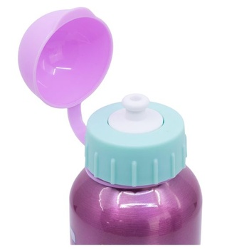 Detská hliníková fľaša na pitie STOR Hello Kitty 530ml s nepriepustným viečkom a nalievacím hrdlom,