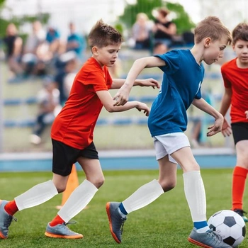 Chrániče holení na fotbal, dětské fotbalové chrániče holení, prodyšné protiskluzové fotbalové