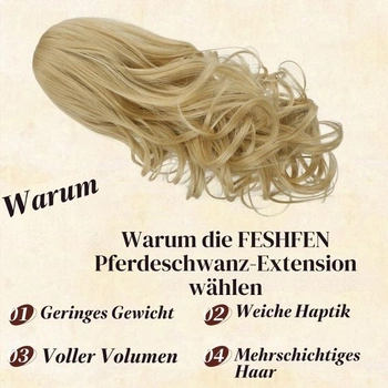 Příčesek FESHFEN culík blond